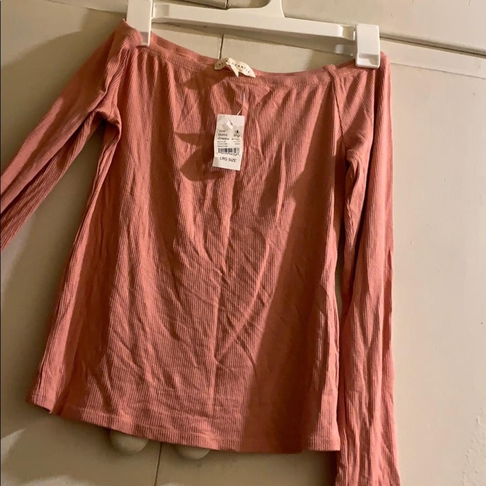 New PacSun LA Hearts off the shoulder long sleeve